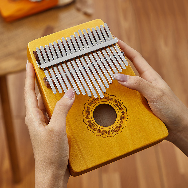 Musical Instrument For Beginners - Hluru 17 키 칼림바 핑거 피아노