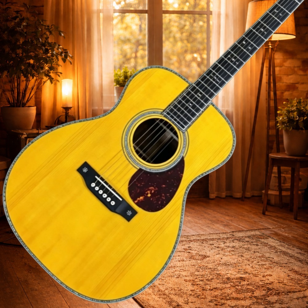 미국 창고 OM28 모델 클래식 어쿠스틱 기타, 밝은  - Classical Guitar Nylon 리뷰 및 가격