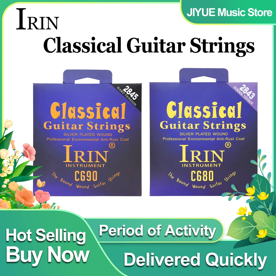IRIN 클래식 기타 현 나일론 실버 도금 랩 현 전문 - Classical Guitar Nylon 리뷰 및 가격