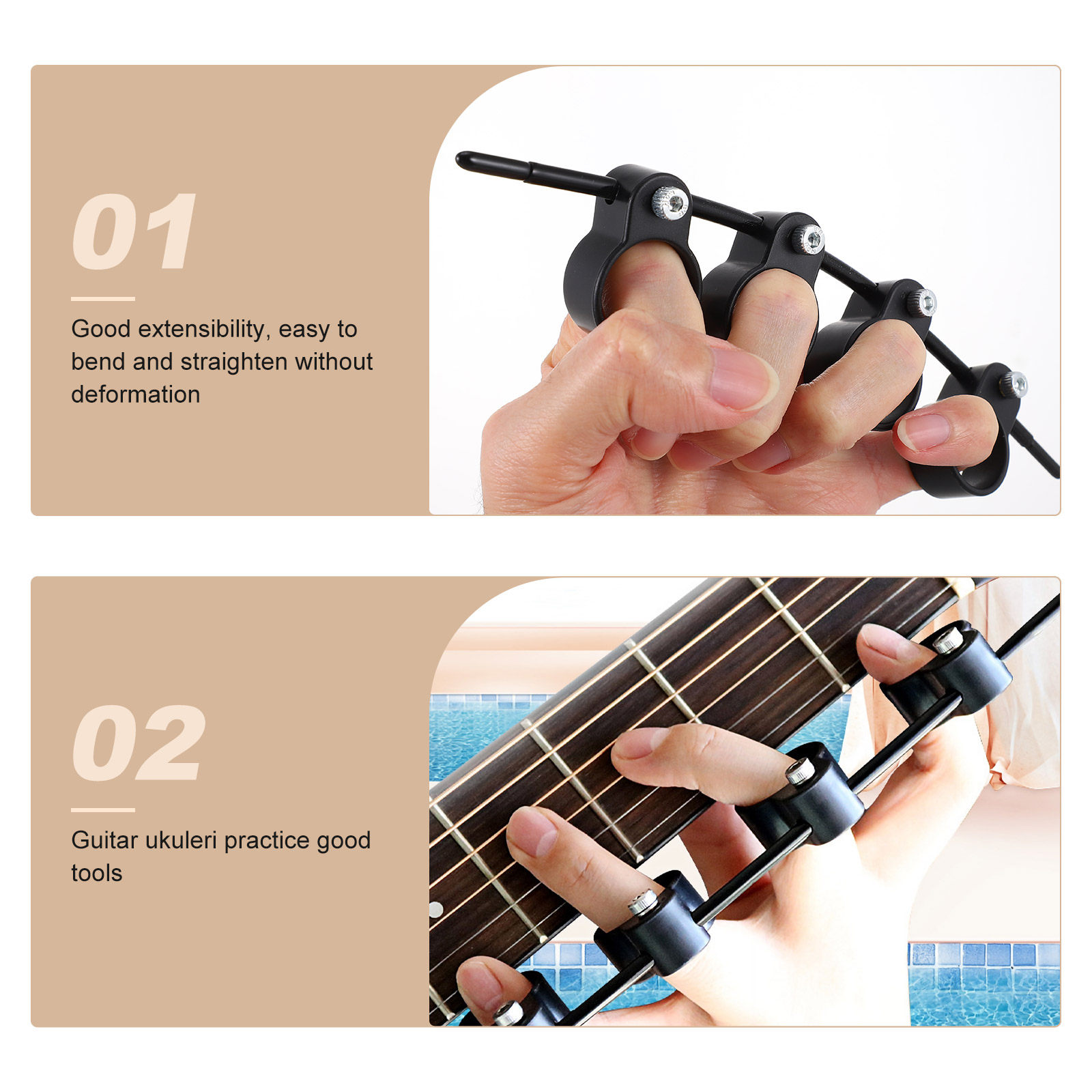 2개입 기타 핑거 익스팬더 트레이너 초보자용 악기 핑거 - Musical Instrument For Beginners 리뷰 및 가격
