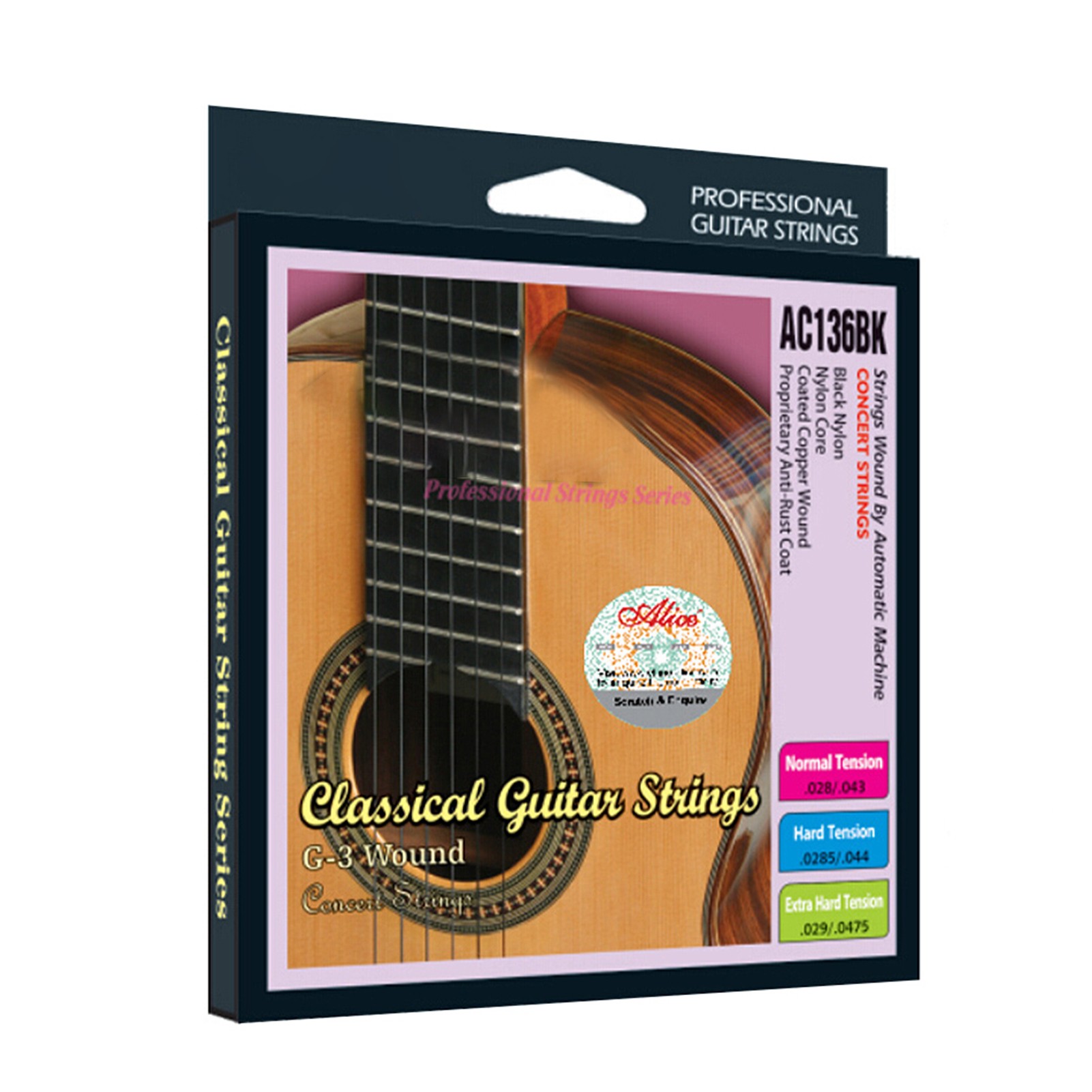 앨리스 AC136BK-H 블랙 나일론 클래식 기타 스트 - Classical Guitar Nylon 리뷰 및 가격