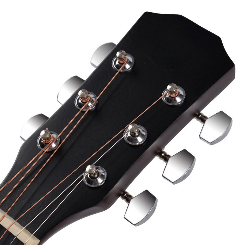 38 인치 포크 기타 18 톤 어쿠스틱 기타 나무 초보 - Musical Instrument For Beginners 리뷰 및 가격