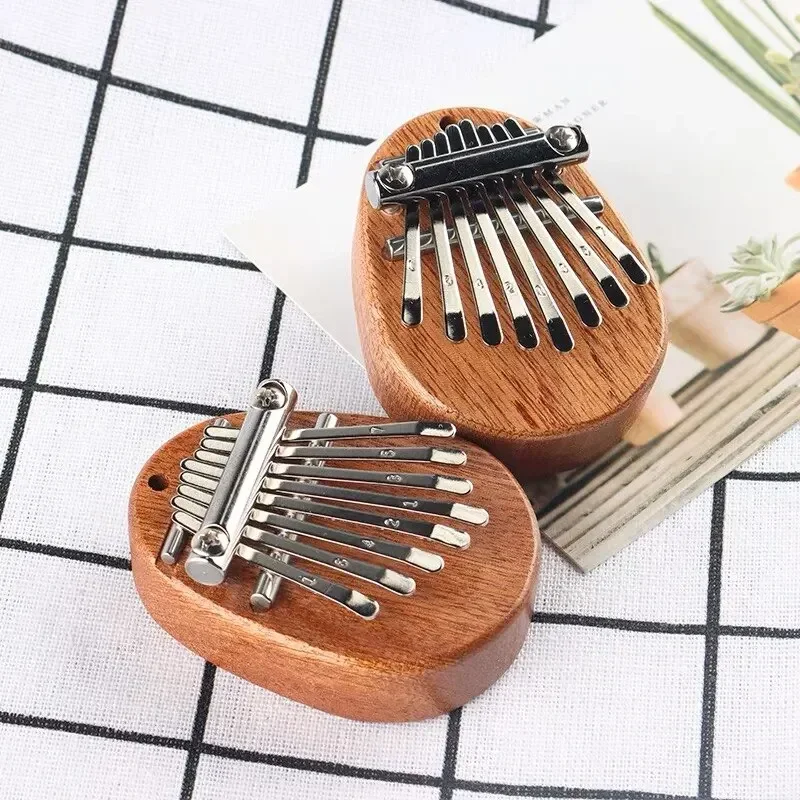1Pcs 나무 미니 엄지 피아노 뮤지컬 8 톤 휴대용  - Musical Instrument For Beginners 리뷰 및 가격
