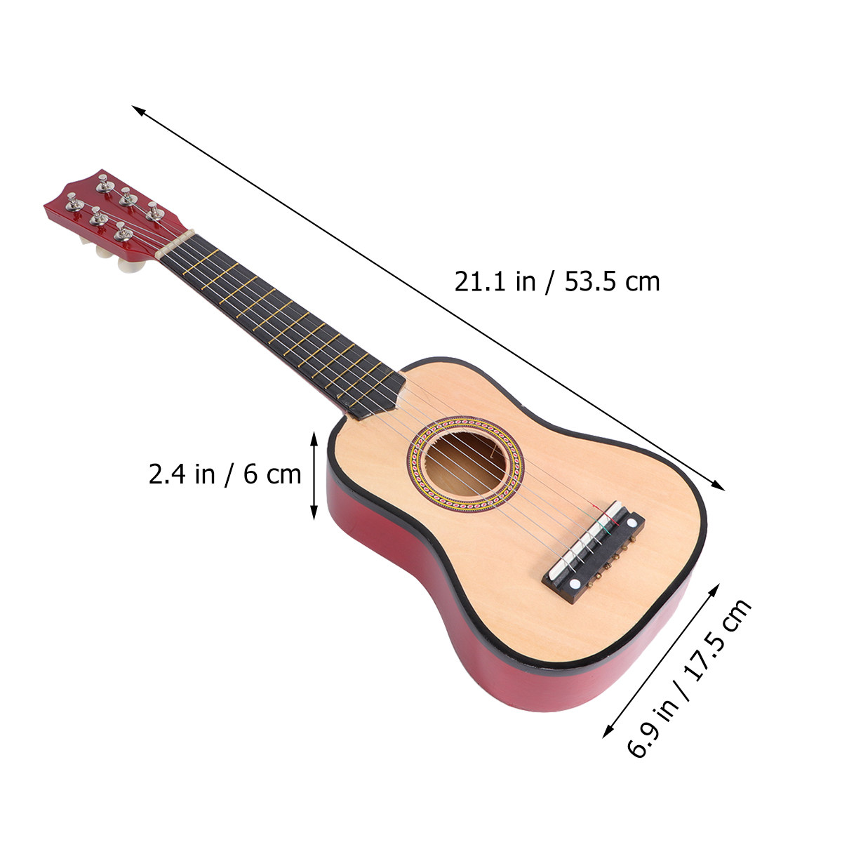 21인치 어쿠스틱 기타, 어린이용 포크 기타, 초보자를 - Musical Instrument For Beginners 리뷰 및 가격